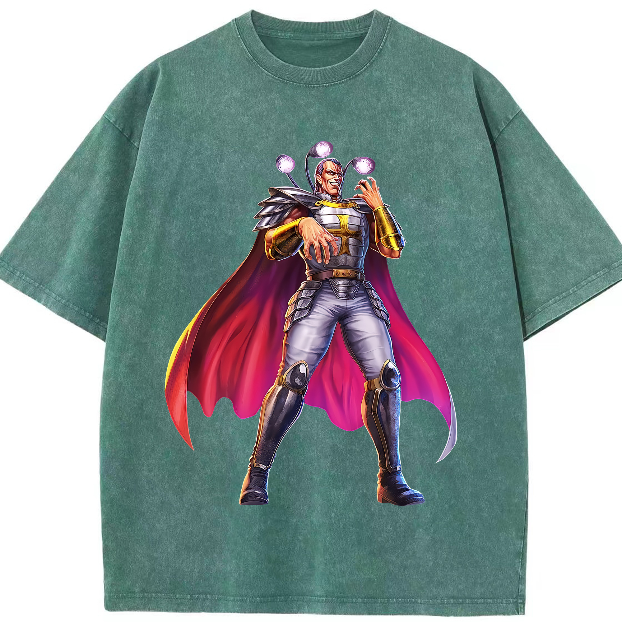 （画像用） 北斗の拳 Fist of the North Star 綿100% ヴィンテージ風 半袖Tシャツ（フロントプリント）